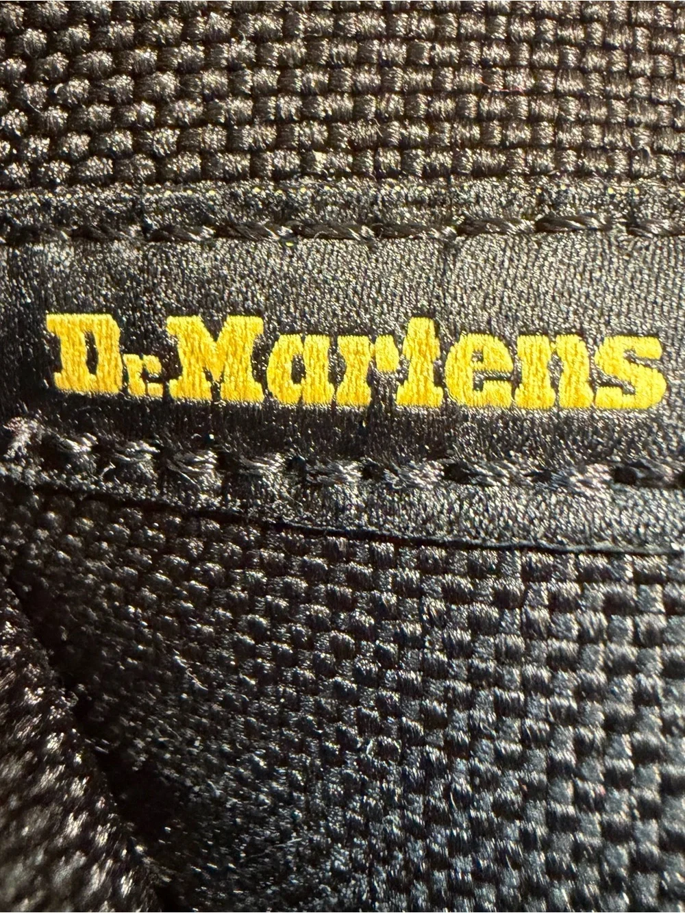 Dr. Martens Combs Tech Black Nylon Boots Kids Size 1
